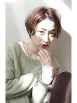 エヌ トーキョー(enu TOKYO) センターパート 大人ショートボブ