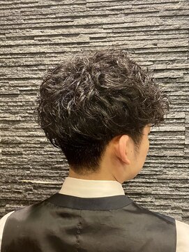 プレミアムバーバー 赤坂店(PREMIUM BARBER produce by HIRO GINZA) 癖毛×スパイラルパーマ/赤坂/六本木