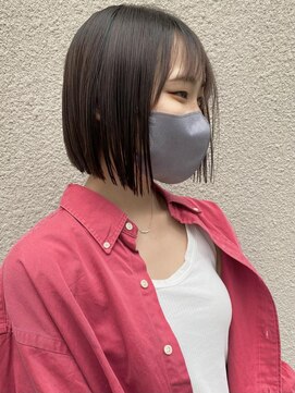 ヘアーデザイン ビビッド(HAIR DESIGN VIVID) 酸性ストレート×ぷつんとボブ