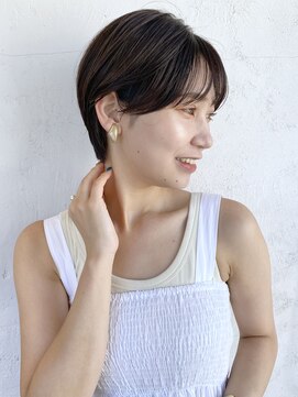 アイティーバイアルバム 藤沢店(IT by ALBUM) アンニュイショート_外ハネボブセクションカラー_28742