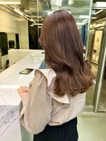 アリュウル 表参道 青山(Allure)&nbsp;ピンクベージュ大人可愛いくびれ表参道韓国レイヤーカット　千葉