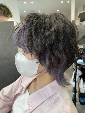 リト 天王寺阿倍野店(Retto:) インナーカラー×ウルフ