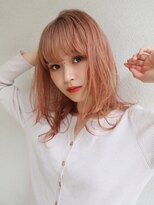 ブゾン(buZon)&nbsp;【buZonブゾン】コーラルピンク×ニュアンスパーマ