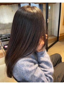 ニカイ(2F) ネビージュ/美髪//シアーカラー/チェリーブラウン/暗めカラー