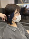 イヤリングカラー ブルー