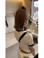 サロンドディバース(Salon de DIVERSE)&nbsp;ミルクティーベージュ／切りっぱなし