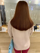 ローレンジウ(LOREN JU)&nbsp;透明感髪質改善ベージュダブルカラーミルクティーグレージュ