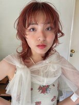 サンチャサロン(sancha salon) 海外ガール風ウルフパーマアレンジ