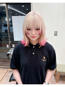 モリオフロムロンドン 大宮店(morio from London) 【morio坪井】ピンク×ブラック