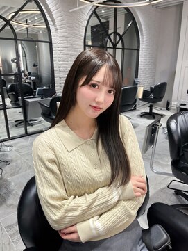 バレット 表参道(VALETTE) 盛れる前髪/グレージュ/ケラチントリートメント