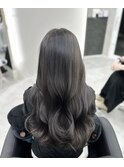 秋冬トレンドの暗めアッシュグレージュ×レイヤー♪[白川幸太]