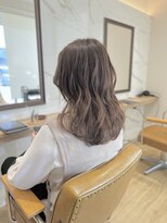 ラポールヘアー(rapport hair)&nbsp;ゆるふわミディアム×ナチュラルグラデーション＊
