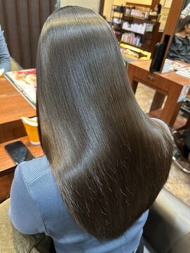 ヘアーアンドスパ フェリーチェ ミチ 野田屋町店(HAIR&SPA felice MICHI) 【feliceMICHI 石井あすか】髪質改善カラー 艶髪