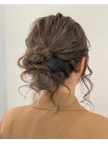 ルプラ カルム(le-pla Calme)&nbsp;おだんごヘア/お団子/編みおろし/編み込み/結婚式 20代30代40代