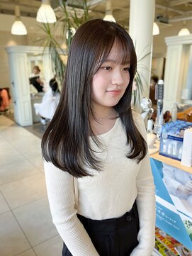 オブジェ シエル(obje't ciel) 【obje’t ciel】髪質改善ストレート×レイヤー【暮石　唯】