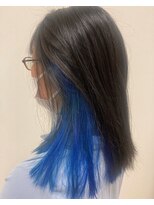 カラーズヘアー(Colors hair) 【colors 田宮】インナーカラーｘブルーカラー