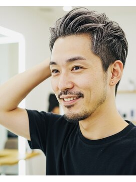 クート オム 南浦和(ku-to homme) 南浦和/メンズカット/メンズショート/白髪ぼかし/ハイライト