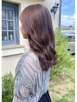 穀雨(Kokuu) 大人シアーベージュミニウルフボブミディアムレイヤー