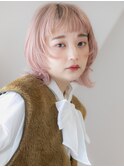 《calico》ウルフっぽレイヤー＊ミディアム＊ぱっつん前髪