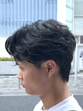 オーガニック アトリエ 大宮(organic+atelier) 韓国風2wayセンターパートシースルーマッシュフェザーパーマ