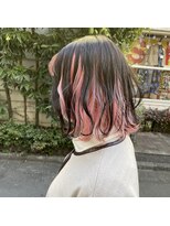 ビオルネ 土気あすみが丘店(VIE.ORNER)&nbsp;広めインナーカラー×ピンク♪