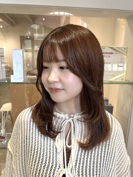 オレンジ梅田店(ORANGE) 顔周りレイヤー/ブラウンカラー