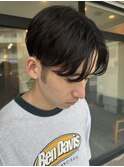 韓流毛流れセンターパート