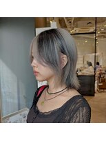 ブランニューロミエ 野田阪神店(Brand new lomie)&nbsp;ショートウルフ×デザインカラー/ケアブリーチ