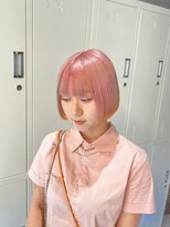 ワンズミラー 海老名店(ONE's MIRROR)&nbsp;ピンク/ホワイトピンク/ボブ