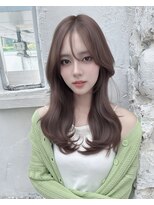 ロンドリゼル 札幌(Lond RiseL)&nbsp;顔周り/小顔/レイヤー/髪質改善/韓国風巻き/ミルクティー/札幌