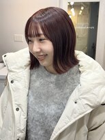 ブラン(blanc)&nbsp;ブリーチ無し赤髪@AZUSA