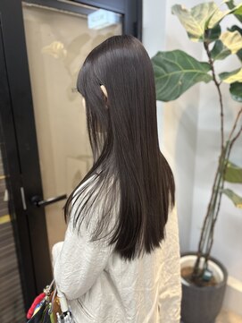 ヌープヘアーアイス(NUUP.hair ici) 20代30代髪質改善カラー暗髪冬カラーグレージュレイヤー小顔