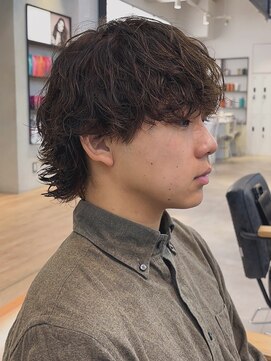 ゼスト パーク(ZEST PARK) 茶髪シャドウパーマ