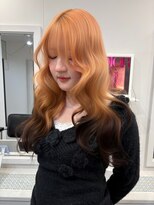 ヴィア 京都烏丸(Via)&nbsp;10代20代30代／オレンジ／ルーツカラー/デザインカラー/ブリーチ
