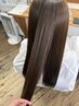 髪質改善ストレート＋カット＋カラー＋トリートメント