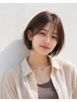 ライクバイコトナ 越谷(RIKE by kotona)&nbsp;ショートボブ髪型20代30代40代50代前髪あり前髪なし面長丸顔越谷