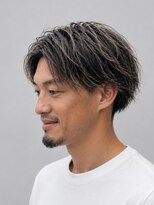 スター 稲沢店(STAR) 20代30代メンズカット束感ショート爽やか黒髪