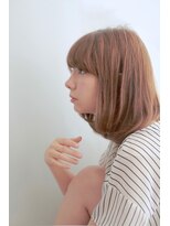 【Belle】オーダー殺到小顔スタイル コットンボブ　メルトカラー