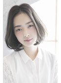 大人可愛いナチュラルボブ