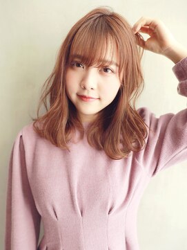 アイティー バイ アルバム 浦和店(IT by ALBUM) ゆるウェーブ_セシルカットココアブラウンフリンジウェーブ_6975