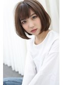 【FRAME  なんば】ナチュラルショートボブ