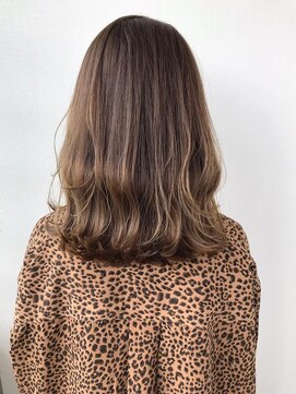 トータルビューティーハウス フラップ ミチ 野田店(total beauty house flap MICHI) 【flap MICHI島田和也】ハイライトベージュカラー