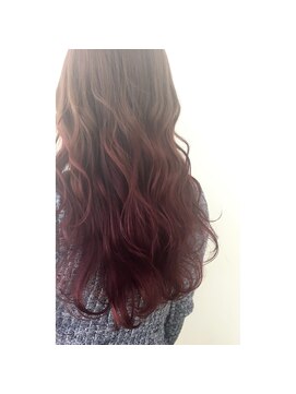 ジーナ 福岡千早(Zina) 【Zina】グラデーションカラー/艶カラー/20代30代40代