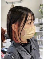 シエラ 心斎橋(CIERA.)&nbsp;CIERA.インナーカラー×耳かけボブ