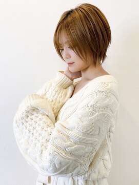 ミエルヘアーエスト 新宿店(mielhair est) ヘーゼルベージュ×ショートスタイル【新宿】