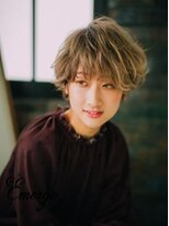 アミ 博多(amie)&nbsp;外ハネボブアッシュブラウン毛先パーマ[博多,博多駅,博多,博多]