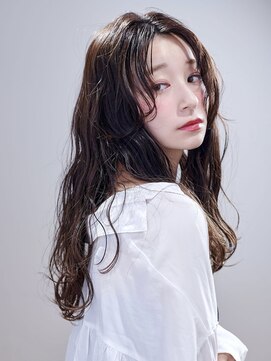 ユニックス 赤羽店(UNIX) 揺らぐウェーブが大人可愛いニュアンスカール[アースカラー]30代