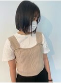 切りっぱなしボブ