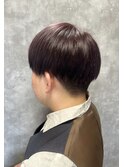 メンズスタイル バイオレットブラウンカラー