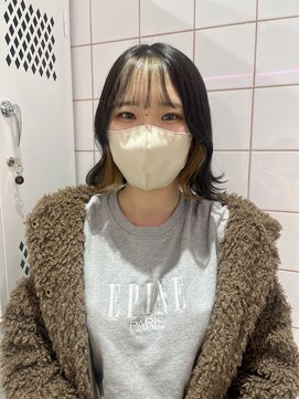 ロンドルーチェ 心斎橋(Lond luce) ダークアッシュ/ミディアムレイヤーカット［髪質改善/縮毛矯正］